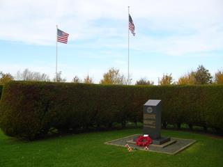 2008 Remembrance Day at the 489th Memorial (Halesworth Airfield)