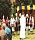 1994 - The church kneelers, stitched by the wives and families of the veterans are dedicated